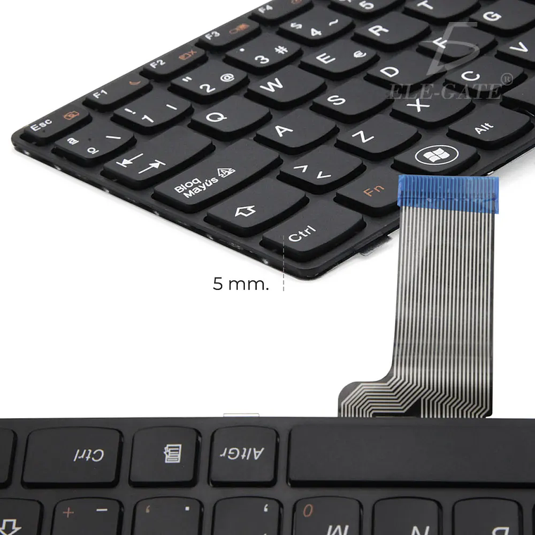Lenovo G470 470 Laptop Keyboard Compatible 3