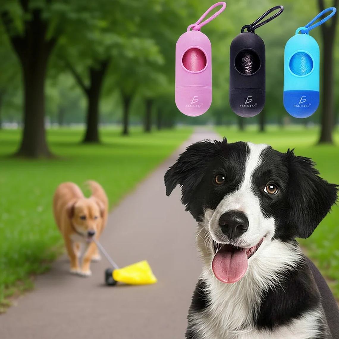 Elegate Pet Waste Bag Dispenser Plastic Portable Dog Poop Bag Holder For Outdoor Walks 2