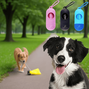 Elegate Pet Waste Bag Dispenser Plastic Portable Dog Poop Bag Holder For Outdoor Walks
