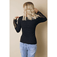 TD Dalma Women's Long Sleeve Lace Knit Top - Miniatura 3