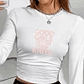 GOOD GIRLS GET ON THEIR KNEES women's fashion long sleeve shirt - Thumbnail 2