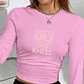 GOOD GIRLS GET ON THEIR KNEES women's fashion long sleeve shirt - Thumbnail 3