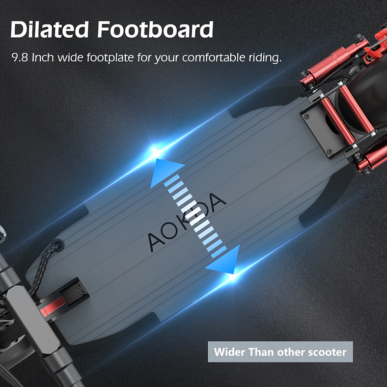 Europe USA Warehouse Dropshipping AOKDA A1 Electric Scooter 10Inch 800w Motor 2 Wheel Electric Scooter Adult 6