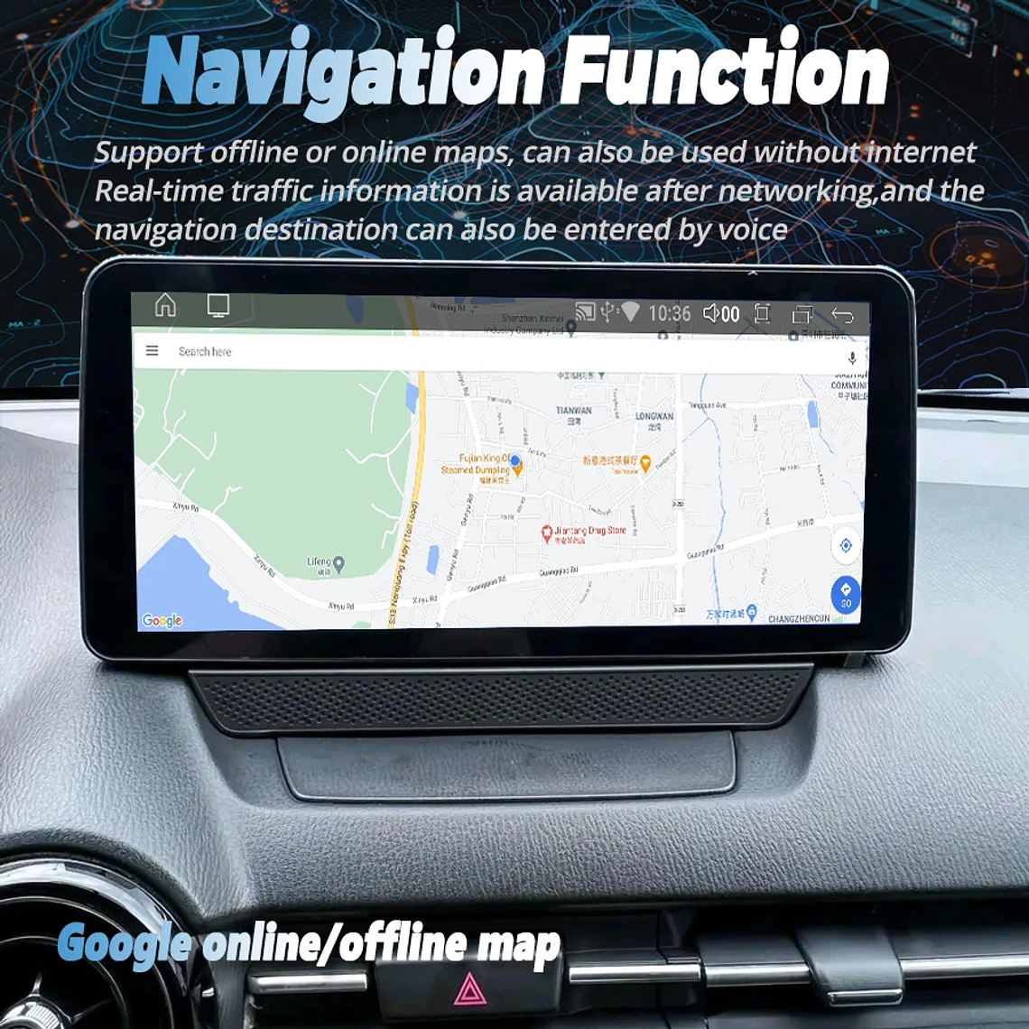 10.25inch Car Radio Android Multimedia Video Player for Mazda Demio CX-3 CX3 2015 2016 GPS Stereo Autoradio Navigation Head U 5