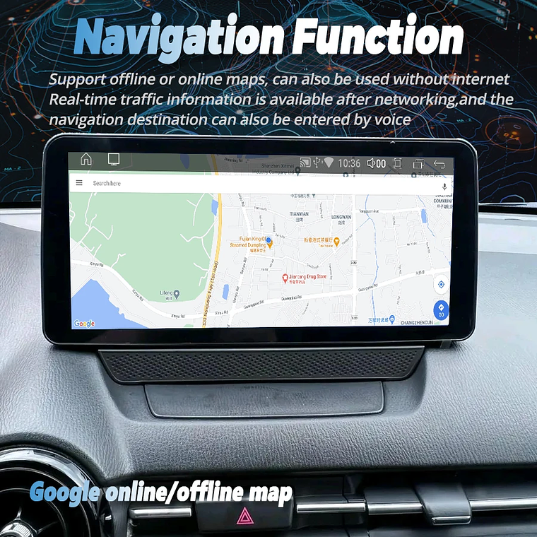 10.25inch Car Radio Android Multimedia Video Player for Mazda Demio CX-3 CX3 2015 2016 GPS Stereo Autoradio Navigation Head U 5