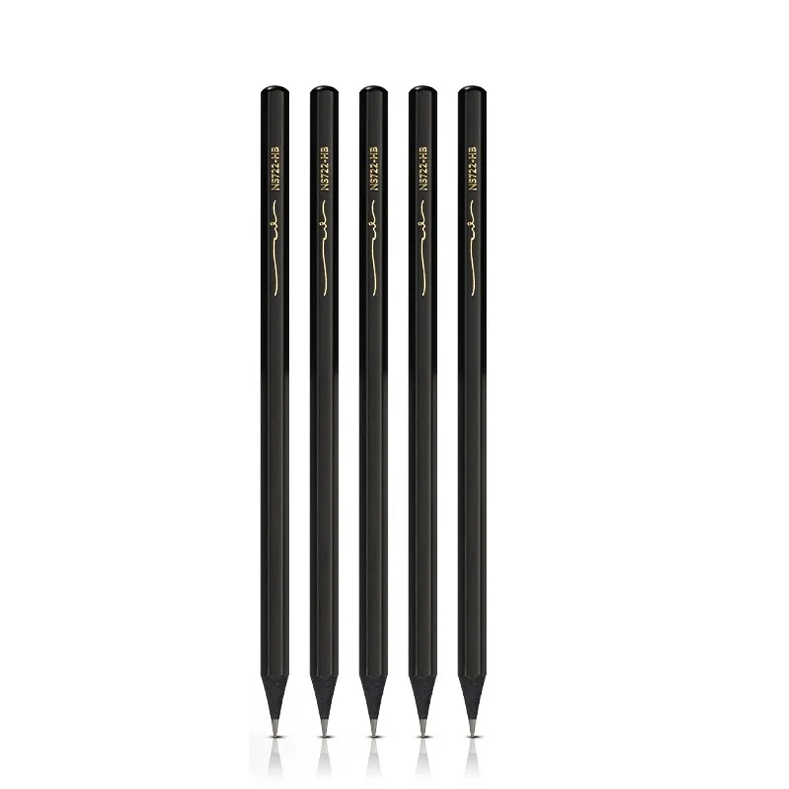 Deli NS723 HB Graphite Lead Cores Black Hexagonal Wooden Pencil Student Examination Practice Writing Pencil for Kids 3