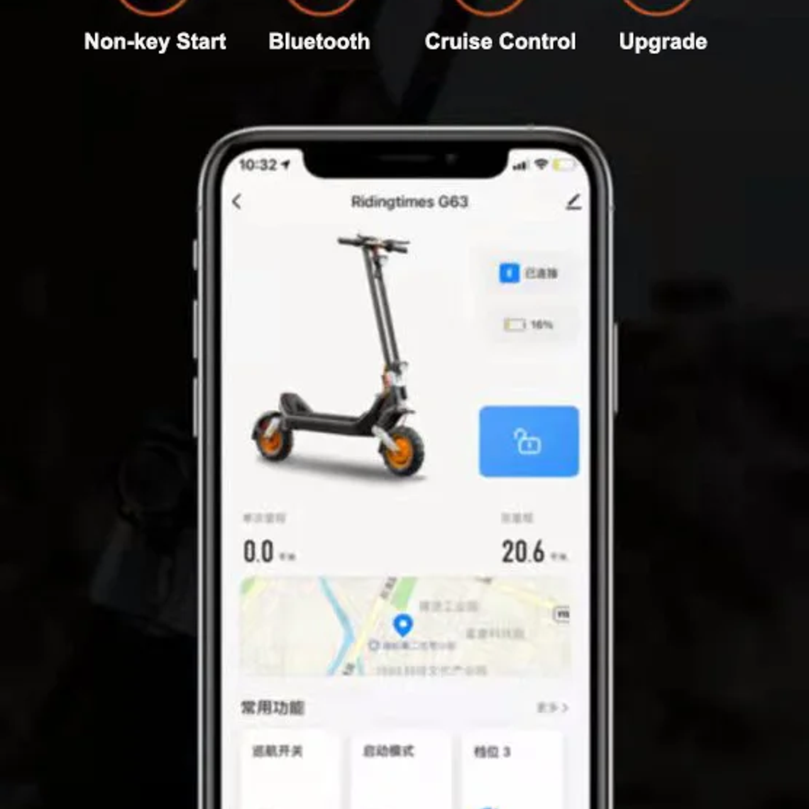 Gyroor Powerful Beast 2400w 1200w off Road Foldable Adults Electric Kick Scooter 50km/h Climbing in Stock EU USA Warehouse 4