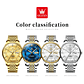 OLEVS 9927 Gold Wrist Watch Luxury Automatic Waterproof High Quality Stainless Steel Wholesale Custom Men Mechanical Watch - thumbnail 5