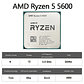 CPU AMD Ryzen 5 5600, Procesador AMD R5 5600, 4.4GHz, 6 Núcleos, 12 Subprocesos, 32MB de Caché, Socket AM4, CPU para Juegos de PC de Escritorio - thumbnail 2