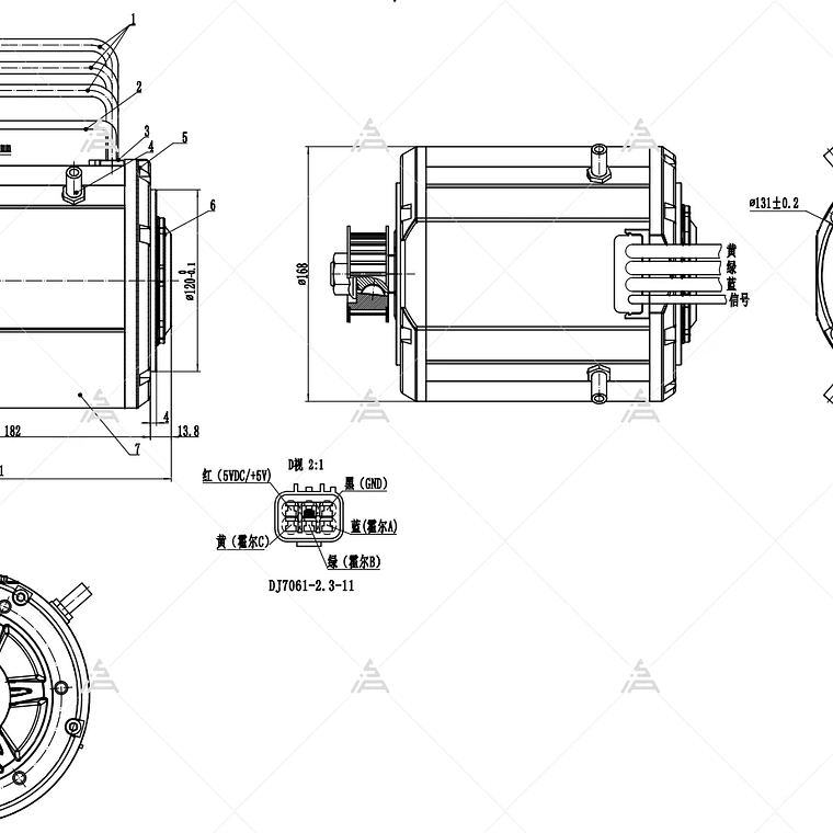 QS Liquid Cooled 138 4000W 90H 7500W Max Continuous 72V 110KPH Mid Drive Motor Conversion EM200SP Controller Brushless 8