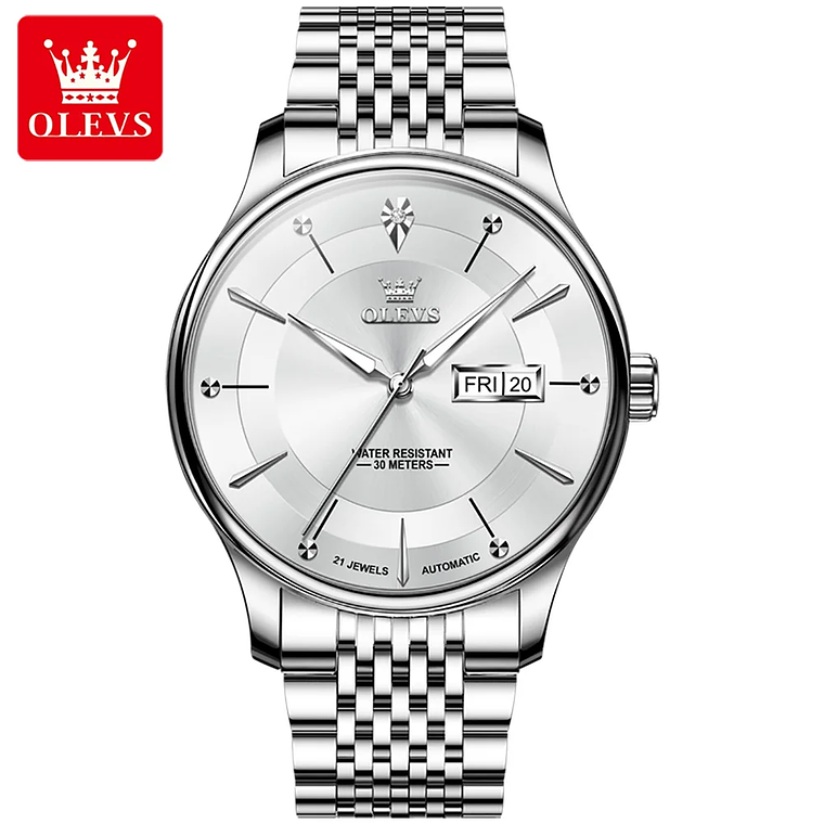 OLEVS 9927 Gold Wrist Watch Luxury Automatic Waterproof High Quality Stainless Steel Wholesale Custom Men Mechanical Watch 7