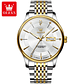 OLEVS 9927 Gold Wrist Watch Luxury Automatic Waterproof High Quality Stainless Steel Wholesale Custom Men Mechanical Watch - thumbnail 10