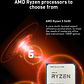 CPU AMD Ryzen 5 5600, Procesador AMD R5 5600, 4.4GHz, 6 Núcleos, 12 Subprocesos, 32MB de Caché, Socket AM4, CPU para Juegos de PC de Escritorio - thumbnail 10