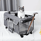 Cubierta de carrito portátil extra grande para mascotas, cubierta de carrito para perros desmontable, bolsa grande plegable para mascotas, bolsa de transporte de viaje para gatos - Thumbnail 1