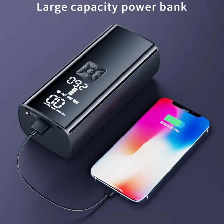 Compresor de aire portátil del inflador de neumáticos, bomba de aire portátil de 150 Psi para el coche, bicicleta, motocicleta, bola 3