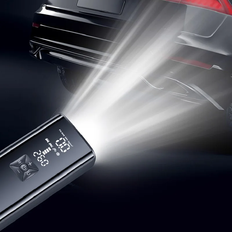 Compresor de aire portátil del inflador de neumáticos, bomba de aire portátil de 150 Psi para el coche, bicicleta, motocicleta, bola 4