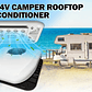 Treeligo-aire acondicionado ultrafino para techo de coche, RV, 12V, 24V, aire acondicionado eléctrico de techo para autocaravana y furgoneta - Thumbnail 9
