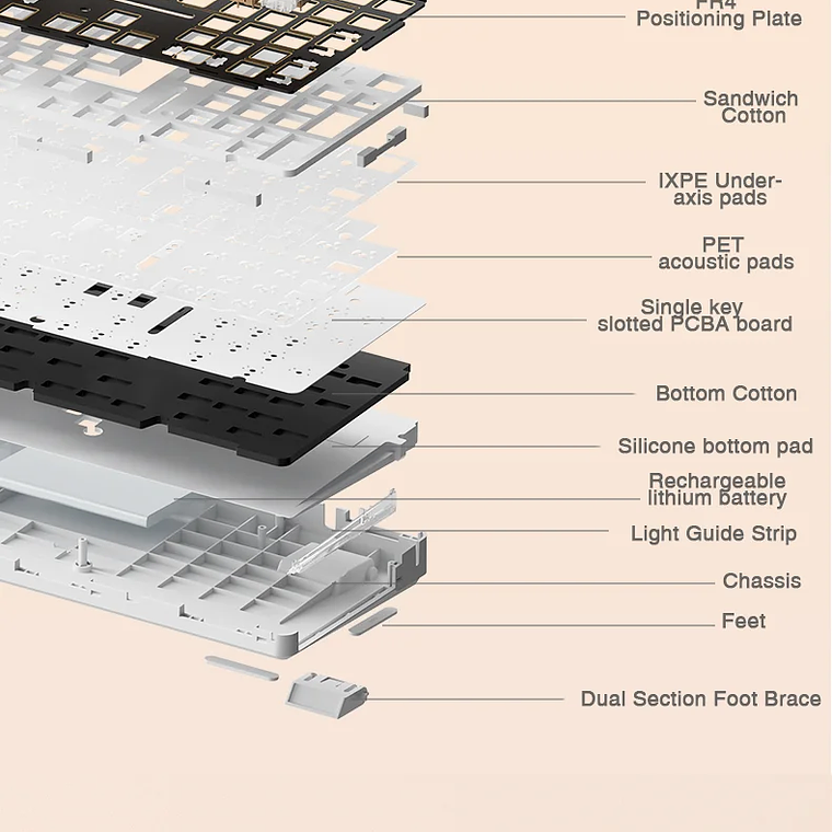 AULA F108 pro teclado inalámbrico Bluetooth Macro teclado para juegos junta teclado de tamaño completo de intercambio en caliente con pantalla inteligente TFT 15