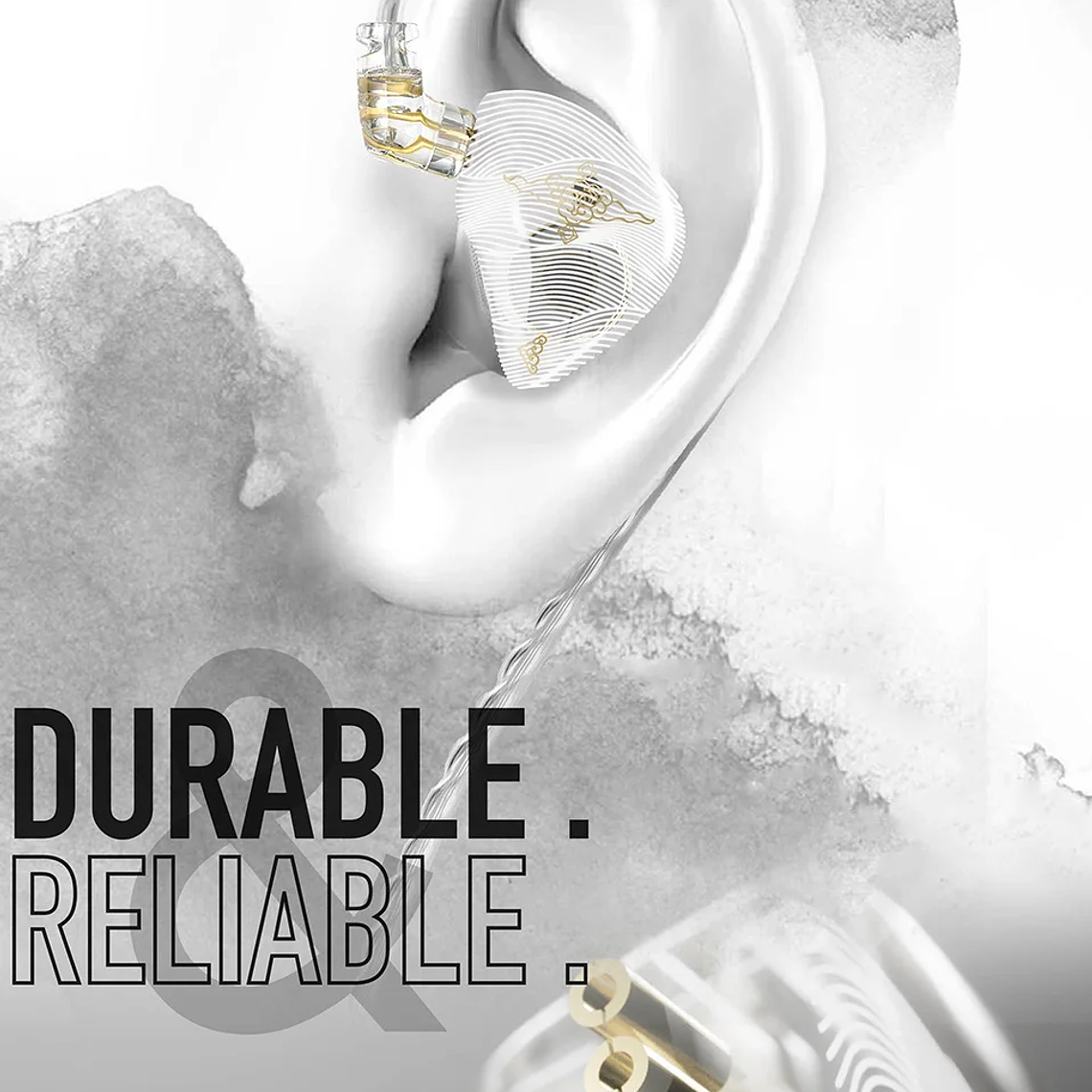 TANGZU WAN ER SG 10mm controlador dinámico de doble cavidad HIFI auriculares intrauditivos Monitor desmontable 0,78mm 2 pines música Audiophile auricular 12