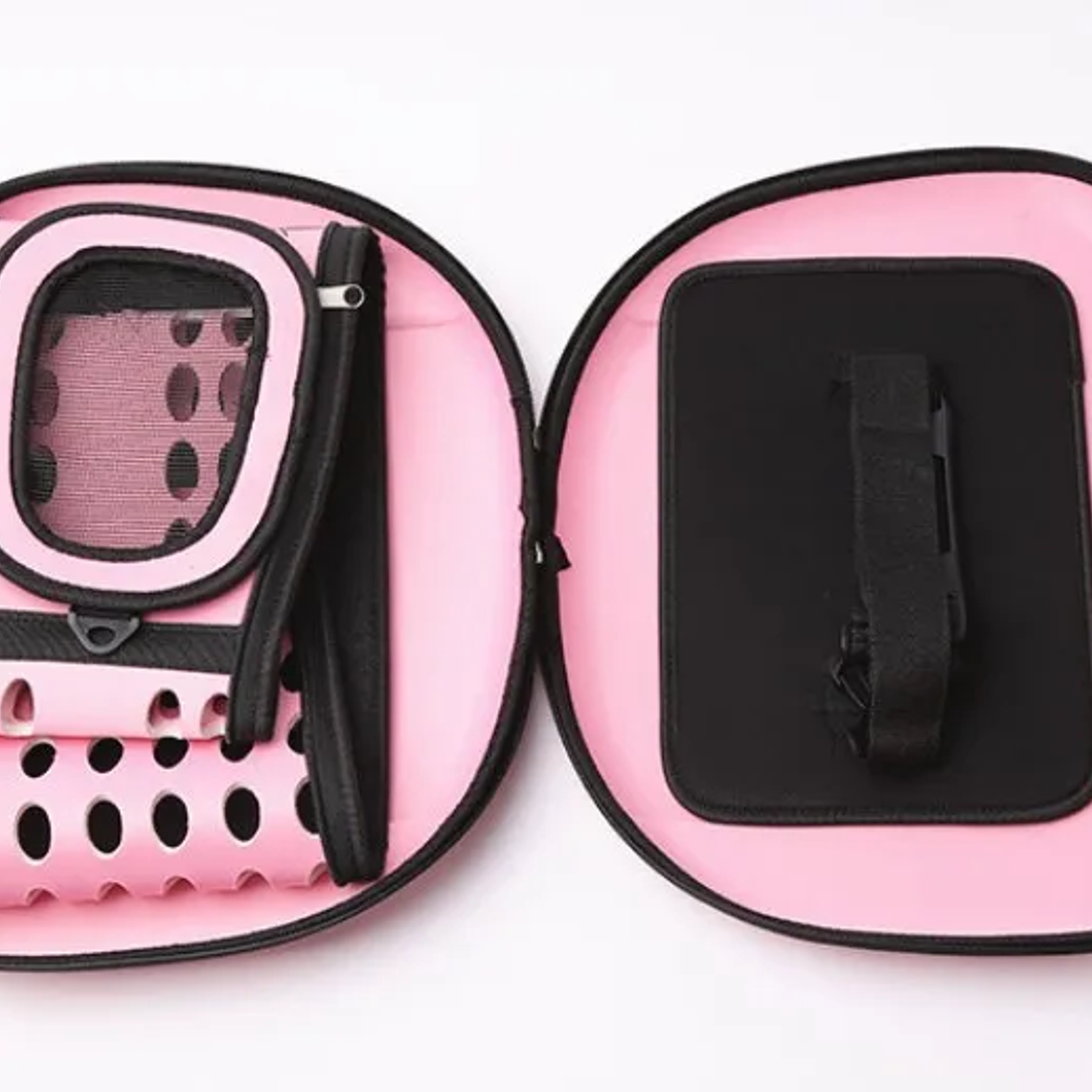 Bolsas de hombro de eslinga EVA para gatos y perros, bolsa de transporte de malla sólida para mascotas, conejo, viaje al aire libre, hasta 7,5 kg 15