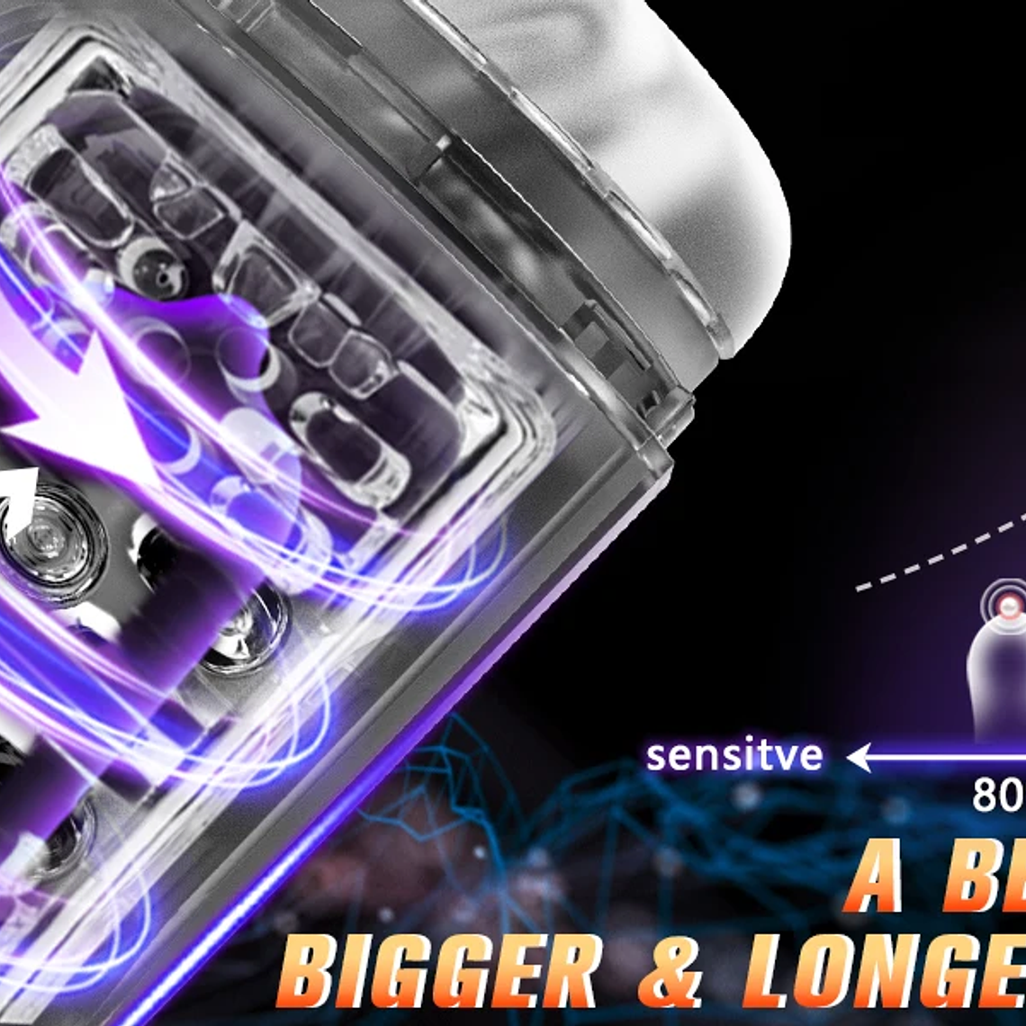 Taza de masturbación masculina con rotación de 360 grados, máquinas sexuales con coño de bolsillo texturizado 3D, 7 juguetes sexuales de empuje y lamiendo para hombres, producto para adultos 18 13