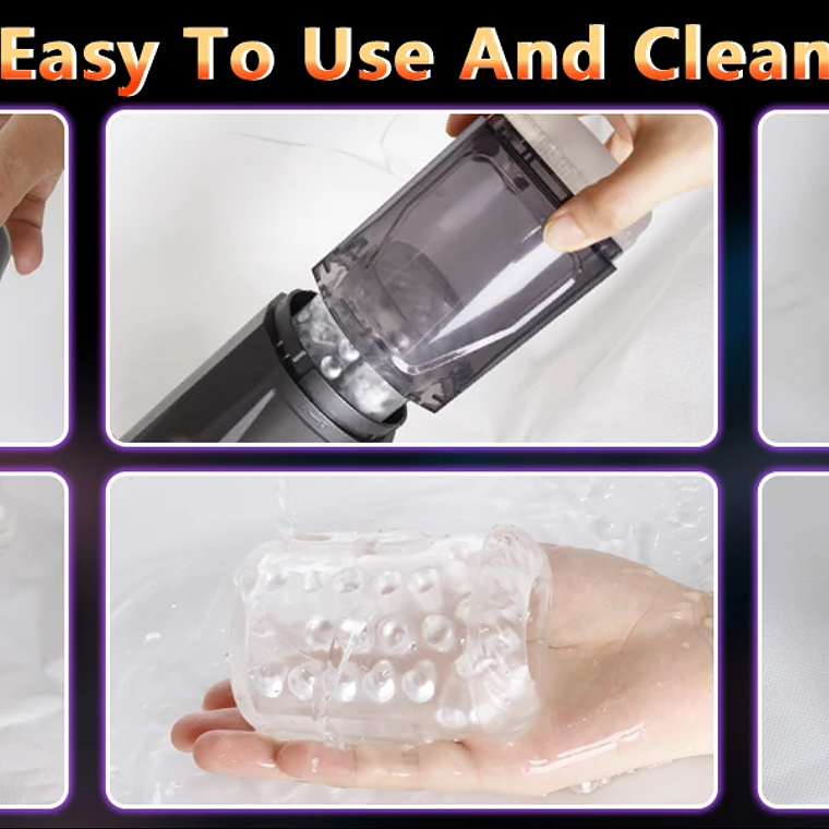 Taza de masturbación masculina con rotación de 360 grados, máquinas sexuales con coño de bolsillo texturizado 3D, 7 juguetes sexuales de empuje y lamiendo para hombres, producto para adultos 18 14