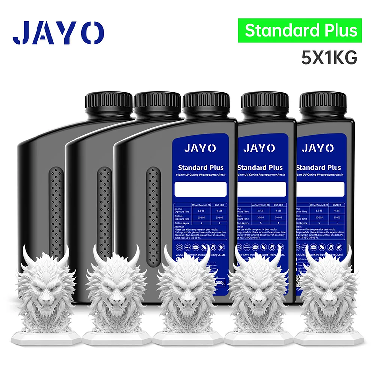 JAYO Standard/ABS-like/Standard Plus/resina UV de impresora 3D de lavado con agua 405nm para Material de impresión LCD 3D resina de curado rápido 17