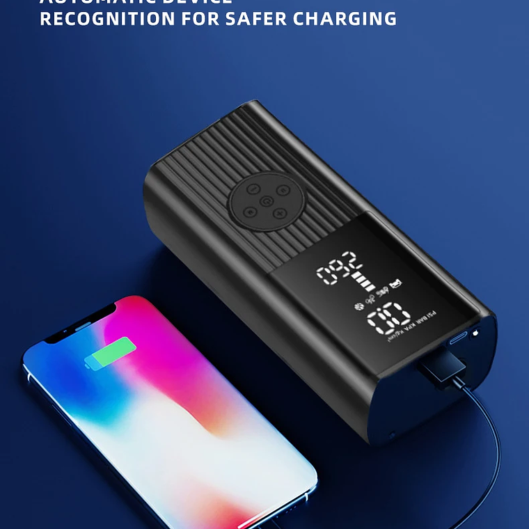 Compresor de aire portátil del inflador de neumáticos, bomba de aire portátil de 150 Psi para el coche, bicicleta, motocicleta, bola 13