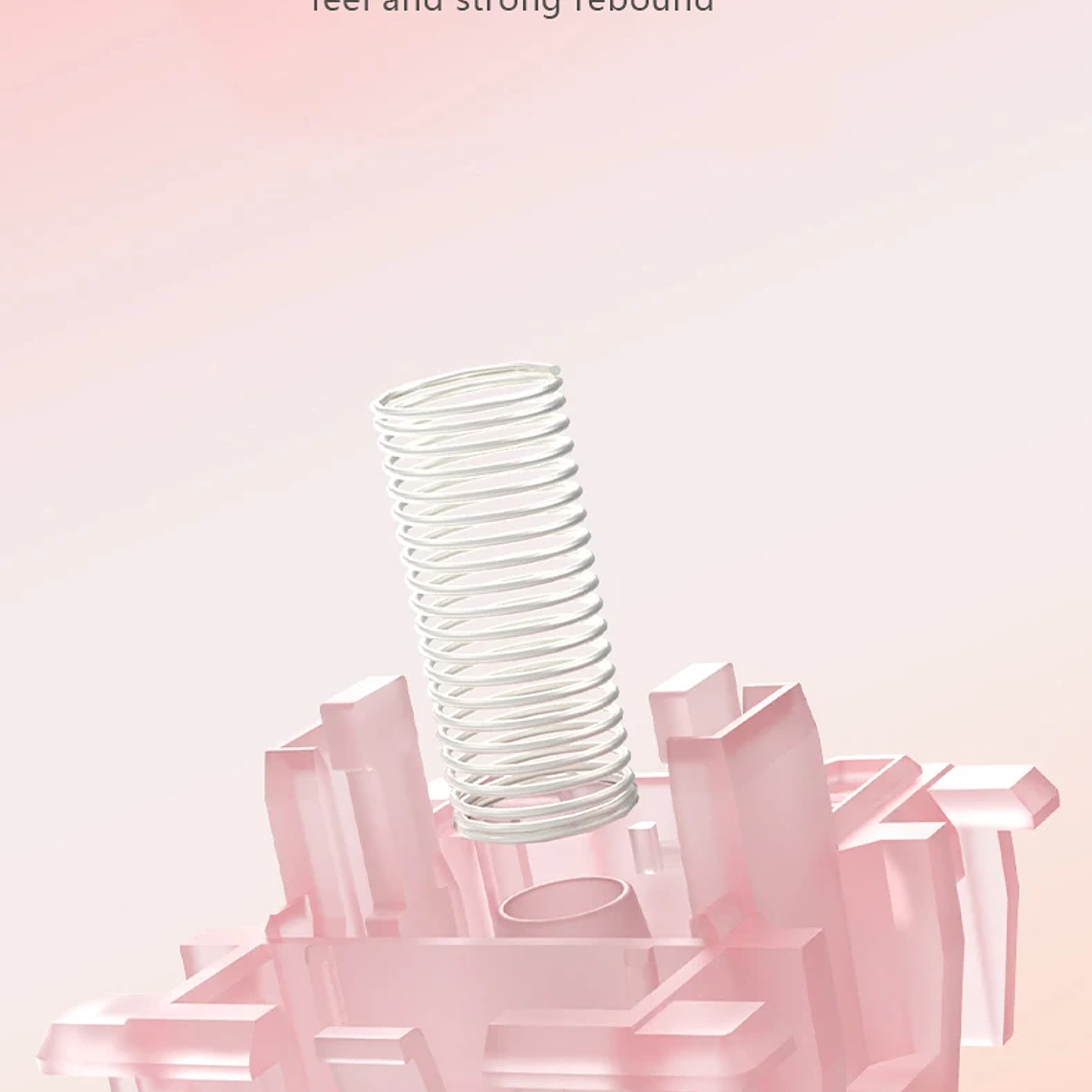 Outemu-interruptor silencioso Peach V3, Teclado mecánico, lineal, táctil, 5 pines, intercambio en caliente, PA66 POM 18