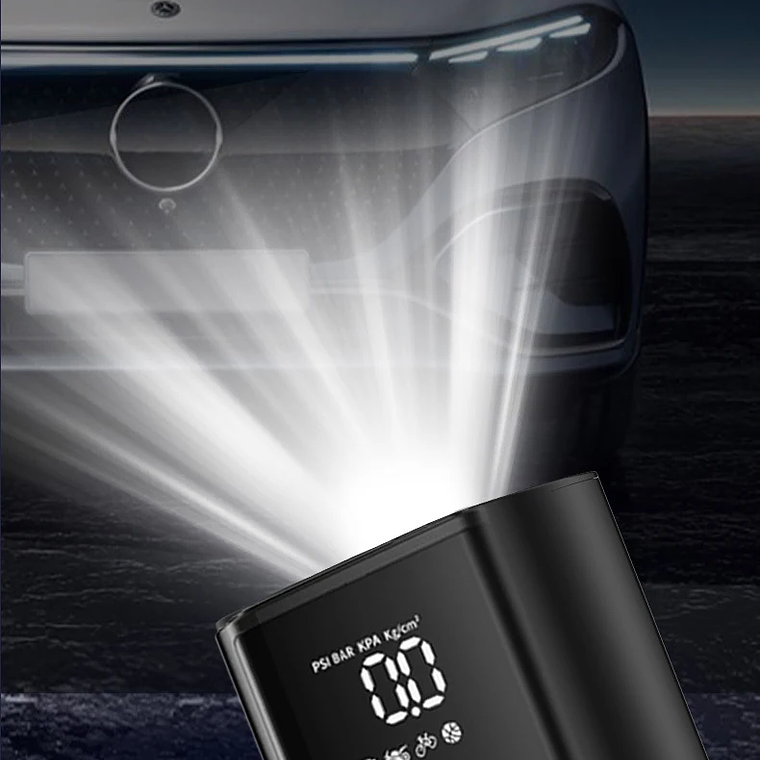 Compresor de aire portátil del inflador de neumáticos, bomba de aire portátil de 150 Psi para el coche, bicicleta, motocicleta, bola 14