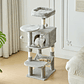 JHK-árbol para gatos de 44 pulgadas, torre de escalada alta para varios gatos, muebles para mascotas, postes rascadores de Sisal Natural, casa estable para mascotas para gatos de interior - Miniatura 16