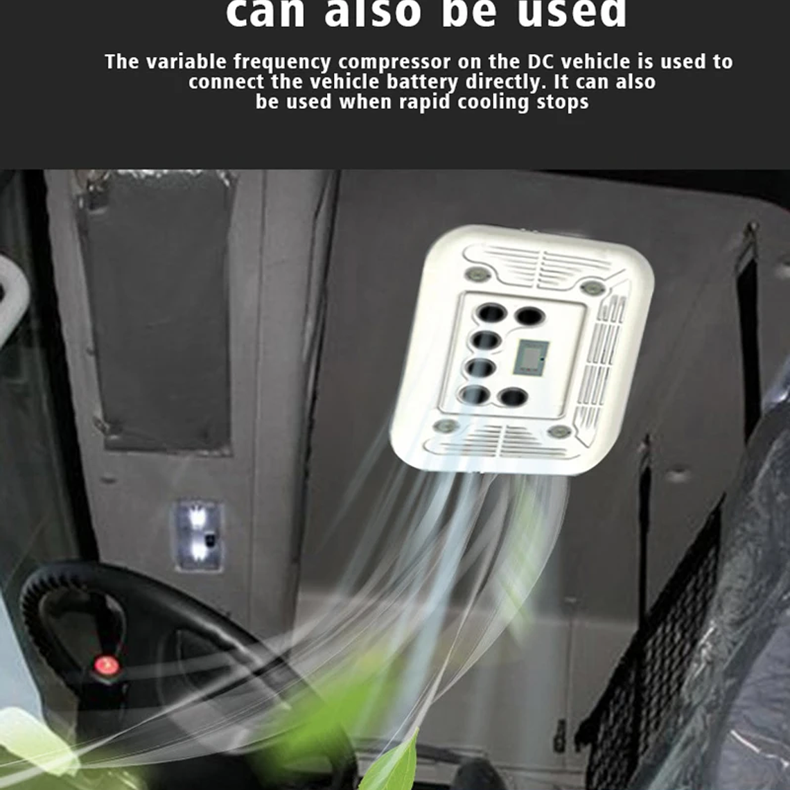 Treeligo-aire acondicionado ultrafino para techo de coche, RV, 12V, 24V, aire acondicionado eléctrico de techo para autocaravana y furgoneta 20