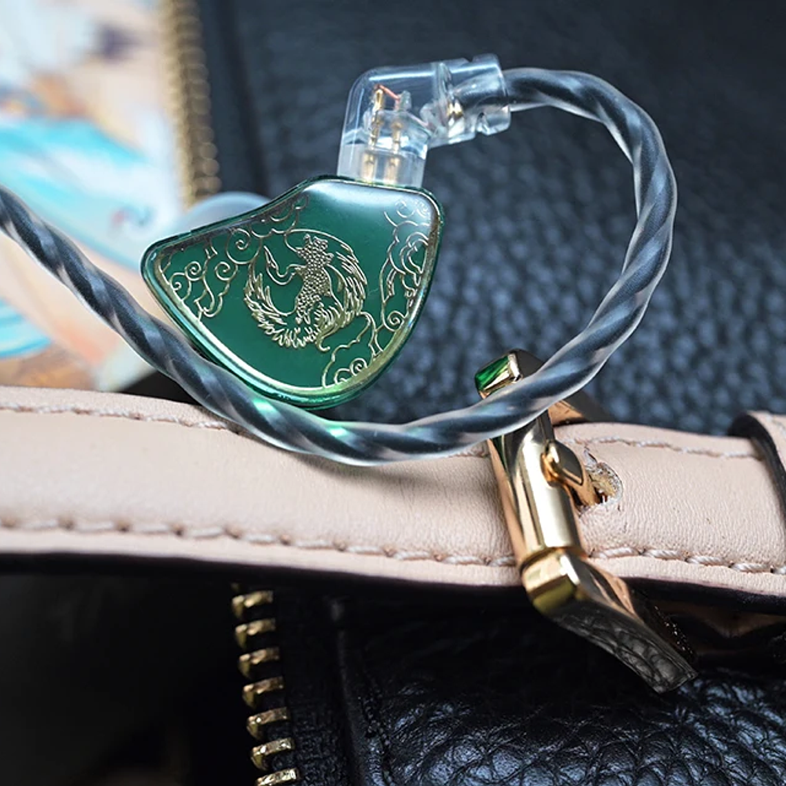 TANGZU WAN ER SG 10mm controlador dinámico de doble cavidad HIFI auriculares intrauditivos Monitor desmontable 0,78mm 2 pines música Audiophile auricular 22