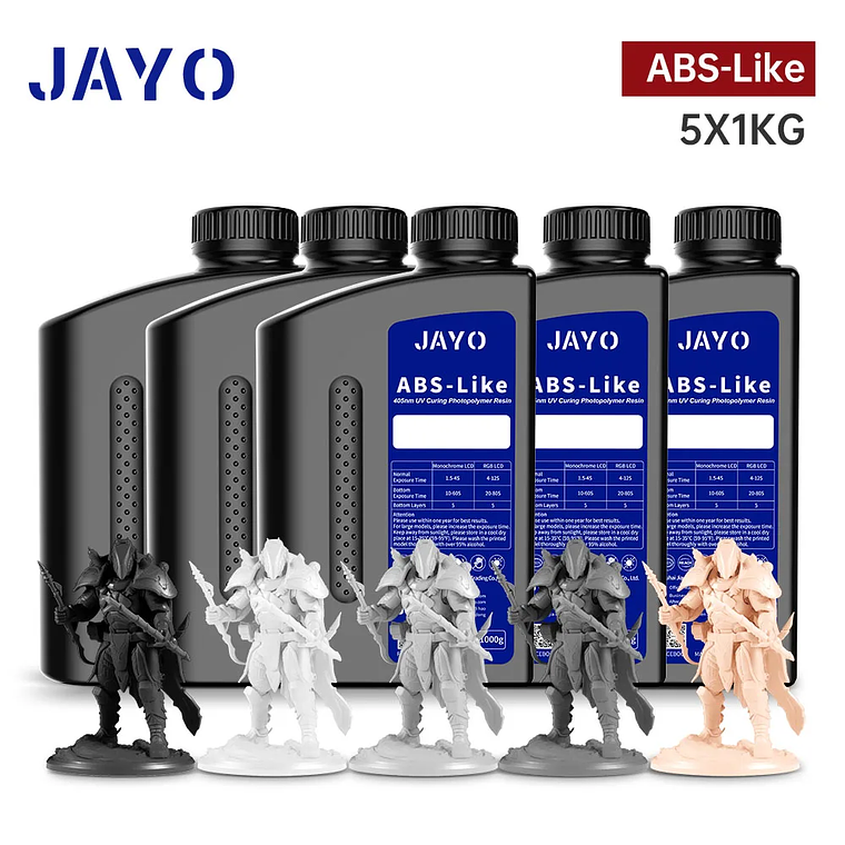 JAYO Standard/ABS-like/Standard Plus/resina UV de impresora 3D de lavado con agua 405nm para Material de impresión LCD 3D resina de curado rápido 23