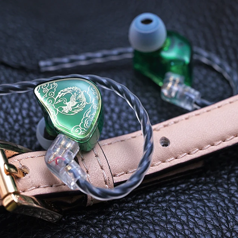 TANGZU WAN ER SG 10mm controlador dinámico de doble cavidad HIFI auriculares intrauditivos Monitor desmontable 0,78mm 2 pines música Audiophile auricular 23