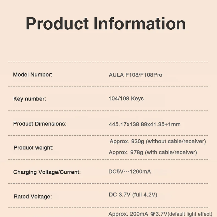 AULA F108 pro teclado inalámbrico Bluetooth Macro teclado para juegos junta teclado de tamaño completo de intercambio en caliente con pantalla inteligente TFT 27