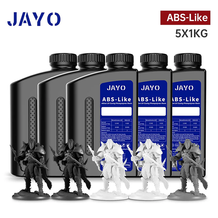 JAYO Standard/ABS-like/Standard Plus/resina UV de impresora 3D de lavado con agua 405nm para Material de impresión LCD 3D resina de curado rápido 25