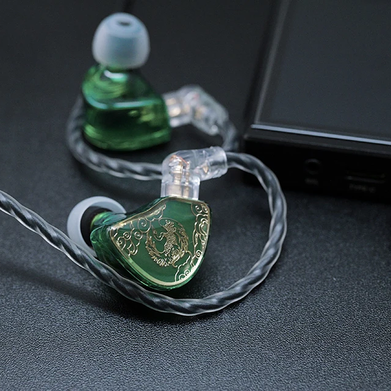TANGZU WAN ER SG 10mm controlador dinámico de doble cavidad HIFI auriculares intrauditivos Monitor desmontable 0,78mm 2 pines música Audiophile auricular 25