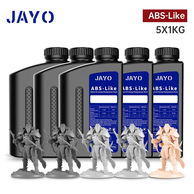 JAYO Standard/ABS-like/Standard Plus/resina UV de impresora 3D de lavado con agua 405nm para Material de impresión LCD 3D resina de curado rápido 26
