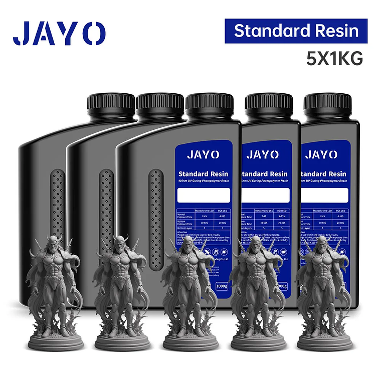 JAYO Standard/ABS-like/Standard Plus/resina UV de impresora 3D de lavado con agua 405nm para Material de impresión LCD 3D resina de curado rápido 29