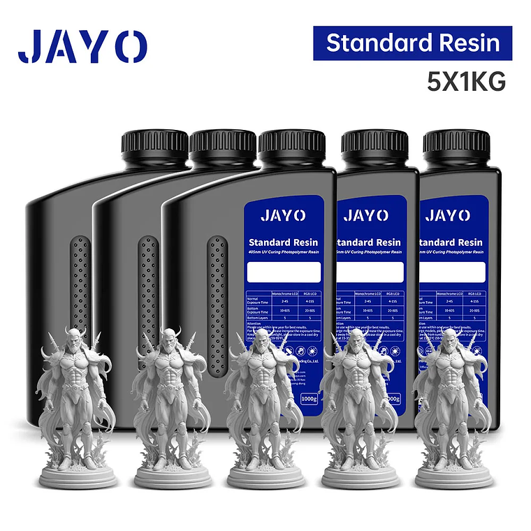 JAYO Standard/ABS-like/Standard Plus/resina UV de impresora 3D de lavado con agua 405nm para Material de impresión LCD 3D resina de curado rápido 30