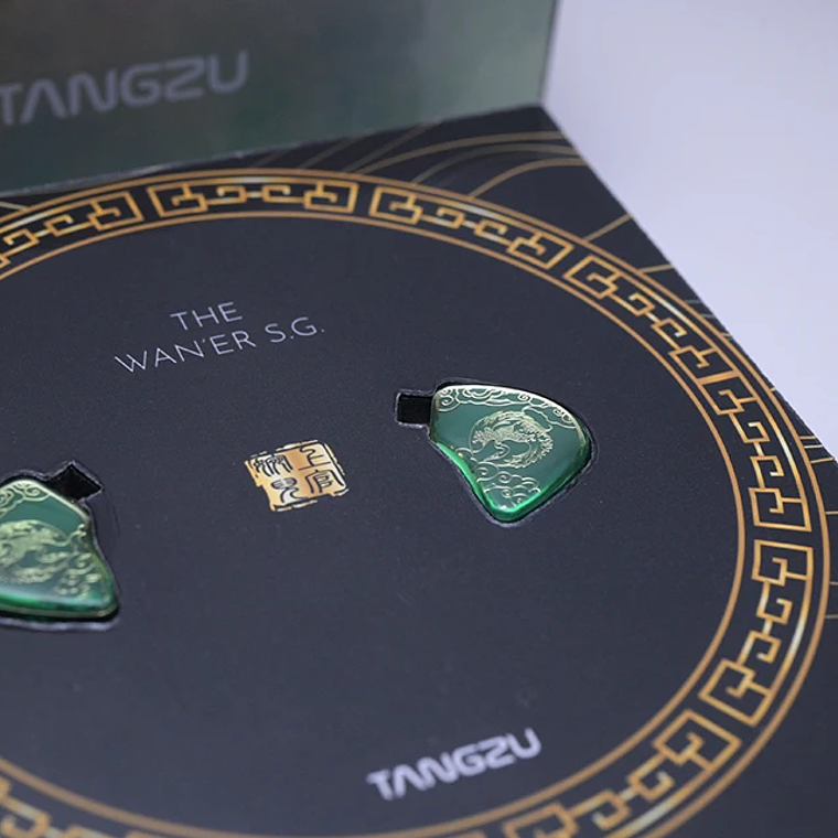 TANGZU WAN ER SG 10mm controlador dinámico de doble cavidad HIFI auriculares intrauditivos Monitor desmontable 0,78mm 2 pines música Audiophile auricular 30