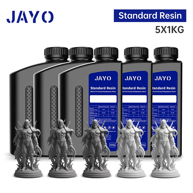 JAYO Standard/ABS-like/Standard Plus/resina UV de impresora 3D de lavado con agua 405nm para Material de impresión LCD 3D resina de curado rápido 34