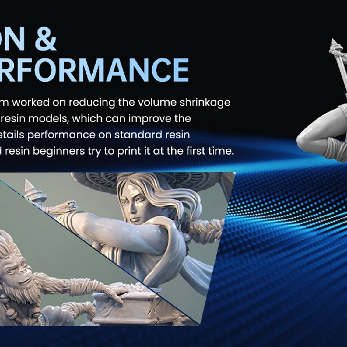 JAYO Standard/ABS-like/Standard Plus/resina UV de impresora 3D de lavado con agua 405nm para Material de impresión LCD 3D resina de curado rápido 38