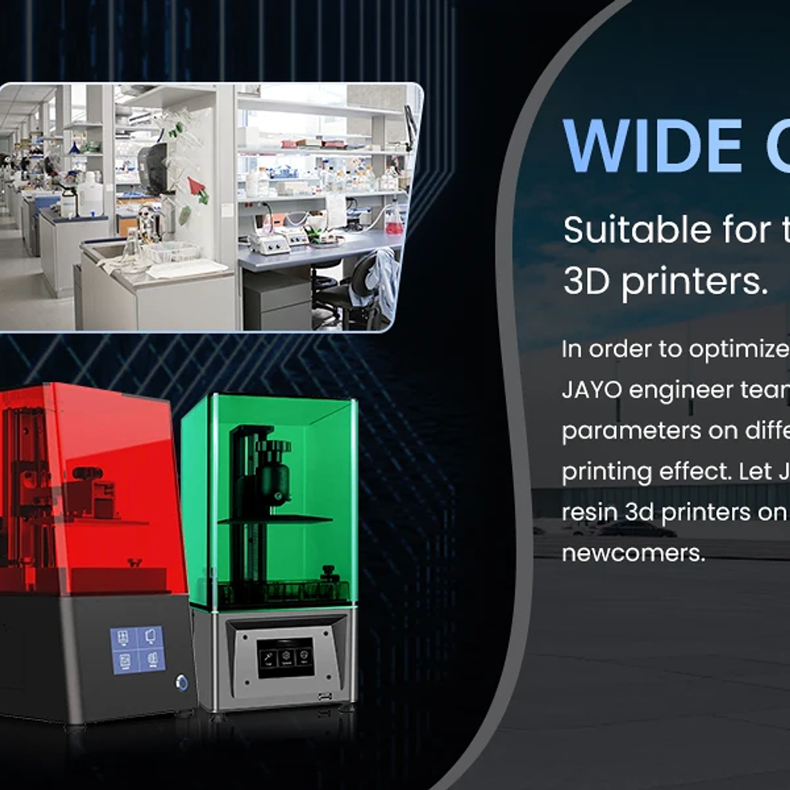 JAYO Standard/ABS-like/Standard Plus/resina UV de impresora 3D de lavado con agua 405nm para Material de impresión LCD 3D resina de curado rápido 40