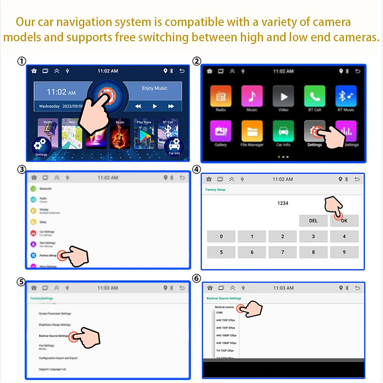 MTIJIEY 2 + 64G 2Din Radio de coche Carplay Android Auto reproductor Multimedia FM GPS WIFI para Toyota Corolla E140/150 2008-2011 20