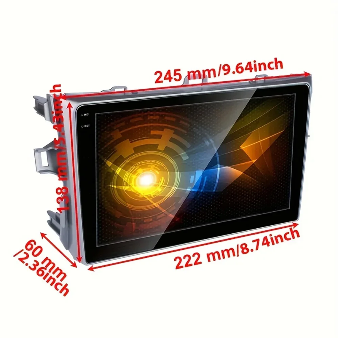 MTIJIEY 2 + 64G 2Din Radio de coche Carplay Android Auto reproductor Multimedia FM GPS WIFI para Toyota Corolla E140/150 2008-2011 21