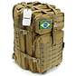 Mochila táctica de gran capacidad para deportes al aire libre, impermeable, Camping, senderismo, Trekking, 50L - Miniatura 10