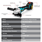 Amoladora Angular Eléctrica sin Escobillas de 125 mm, Herramienta de Pulido y Corte, Herramienta Eléctrica para Trabajar la Madera, Compatible con Batería Makita de 18 V - thumbnail 6