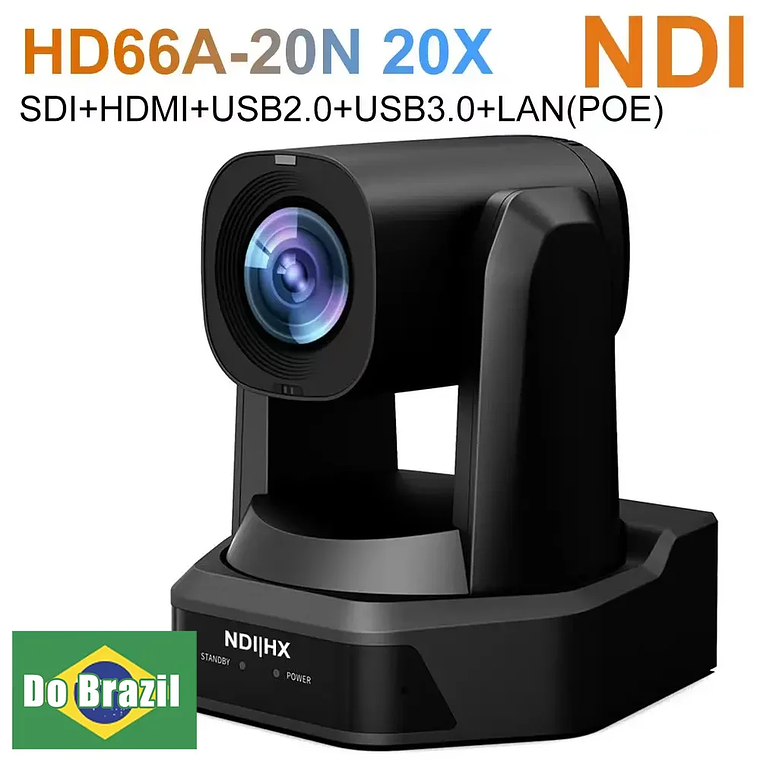 Cámara Runpu 1080p NDI PTZ con Zoom óptico 12/20/30X, seguimiento automático AI, cámara HDMI PTZ, compatible con POE para servicio al vivo de adoración en la iglesia 7